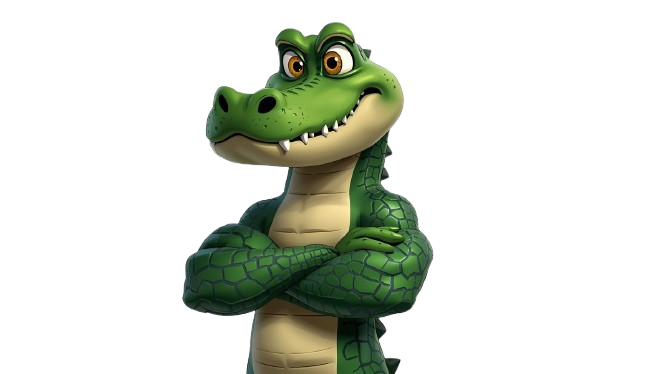Mascote Alligator Dev